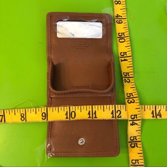 EUC Coach Signature Logo Contact Lens Travel Case - Picture 8 of 8